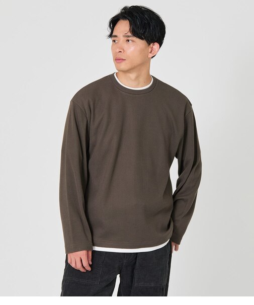 レイヤード長袖Tシャツ