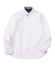 オックステープ使いボタンダウンシャツ