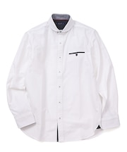 オックスショールカラーシャツ