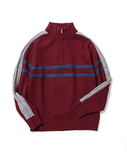 ウォッシャブルスタンド胸ラインニット