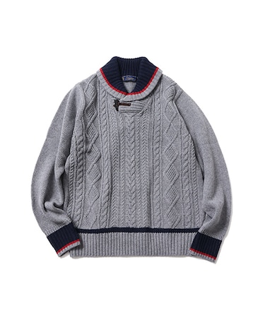 ウォッシャブルトグルショールニット