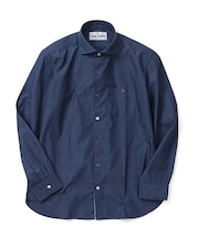 San Galloワイドカラー長袖シャツ