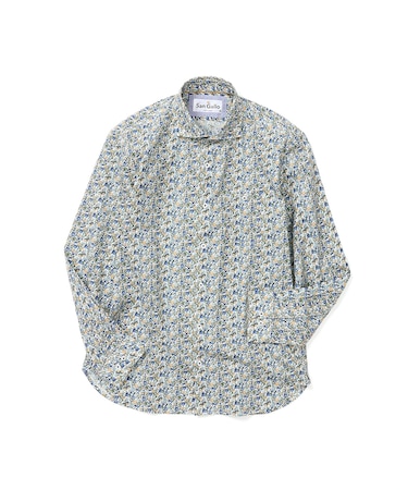 San Gallo総柄プリント長袖シャツ