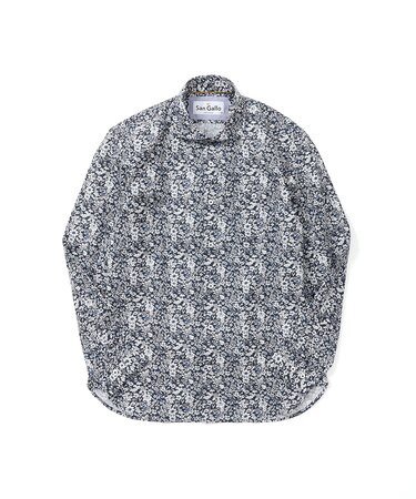 San Gallo総柄プリント長袖シャツ