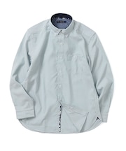 シアサッカーボタンダウンシャツ