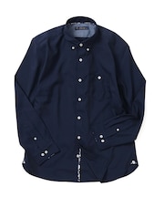 シアサッカーボタンダウンシャツ