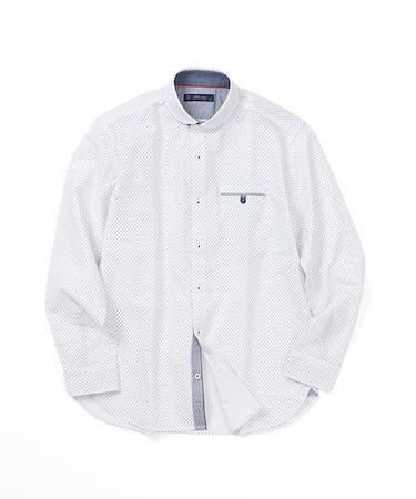 【洗濯機洗い可】オックスショールカラーシャツ