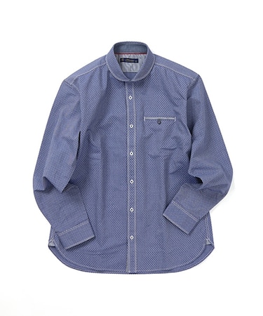 【洗濯機洗い可】オックスショールカラーシャツ