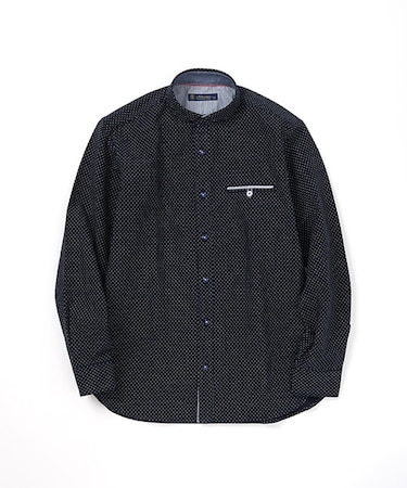 【洗濯機洗い可】オックスショールカラーシャツ