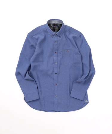 【洗濯機洗い可】テックオックス多色ボタンシャツ