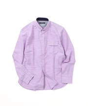 【洗濯機洗い可】スラブオックスボタンダウンシャツ