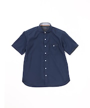 【手洗い可】シアサッカー半袖シャツ