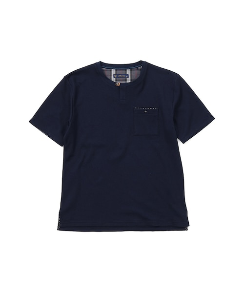 GOLF Men's/吸水速乾/UVカット】半袖モックネックTシャツ（GOLF