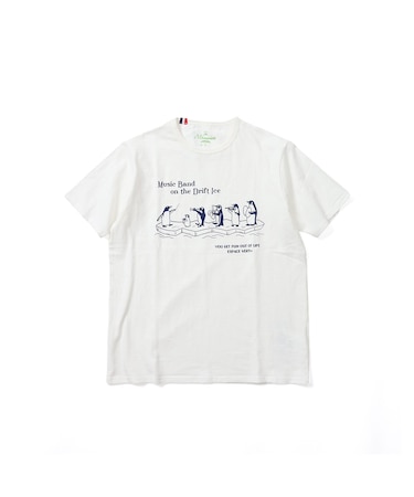 【洗濯機洗い可】ペンギン音楽隊 半袖Tシャツ