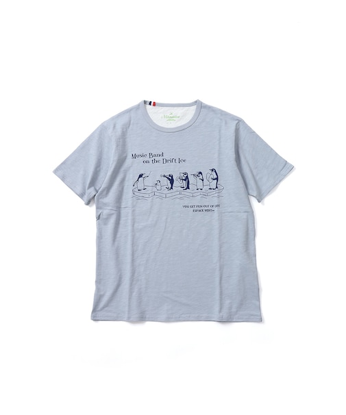 【洗濯機洗い可】ペンギン音楽隊 半袖Tシャツ
