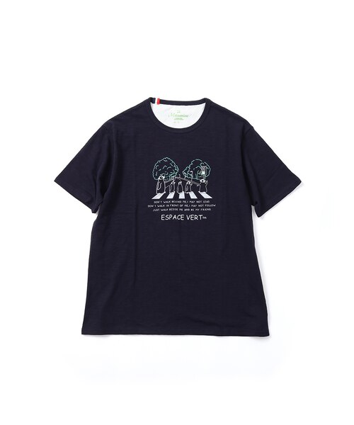 洗濯機洗い可】ペンギン横断歩道 半袖Tシャツ｜ミツミネのアウトレット