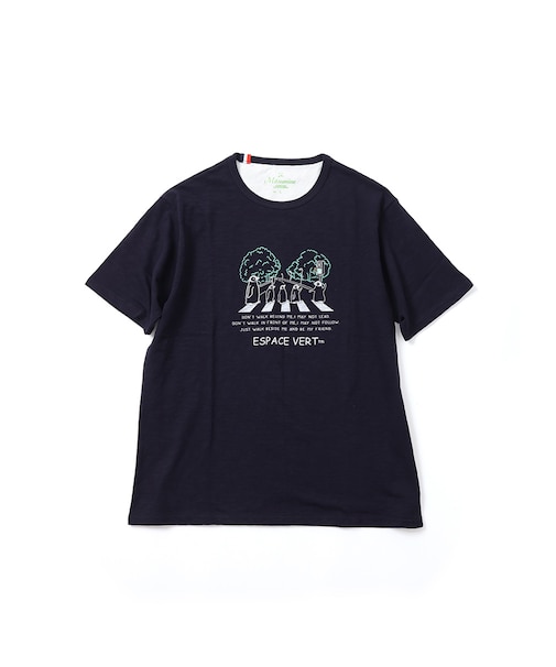 【洗濯機洗い可】ペンギン横断歩道 半袖Tシャツ