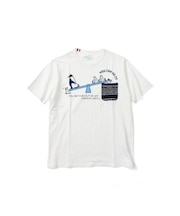【洗濯機洗い可】ペンギンシーソー ジャガードポケット 半袖Tシャツ