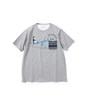 【洗濯機洗い可】ペンギンシーソー ジャガードポケット 半袖Tシャツ