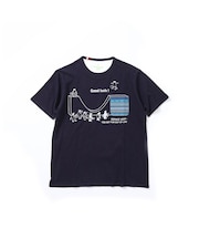 【洗濯機洗い可】ペンギンスケボー ジャガードポケット 半袖Tシャツ