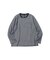 【洗濯機洗い可】ワッフルヘンリーネック長袖Tシャツ