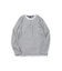 【洗濯機洗い可】ワッフル多色ボタン長袖Tシャツ