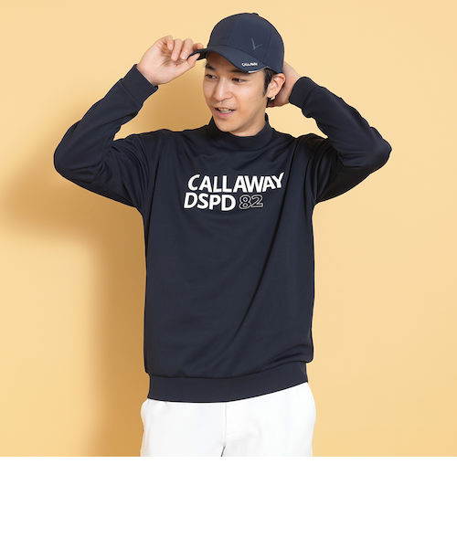 支給品　キャロウェイ　ダブルニットモックネックスウエットLサイズ新品 ダブルニットモックネックスウェット｜キャロウェイの