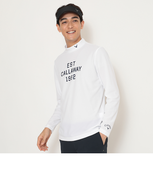 ポリエステルスムース長袖モックネックシャツ｜キャロウェイの