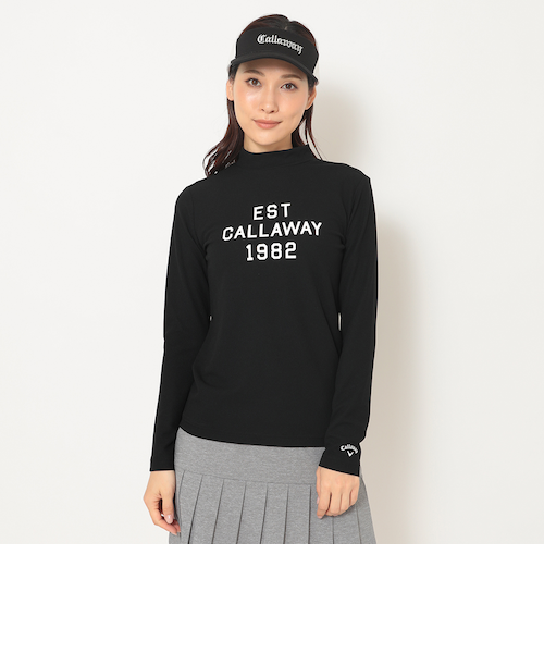 ポリエステルスムース長袖モックネックシャツ｜キャロウェイの