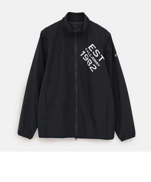 ポリエステルリップ2WAY撥水ブルゾン
