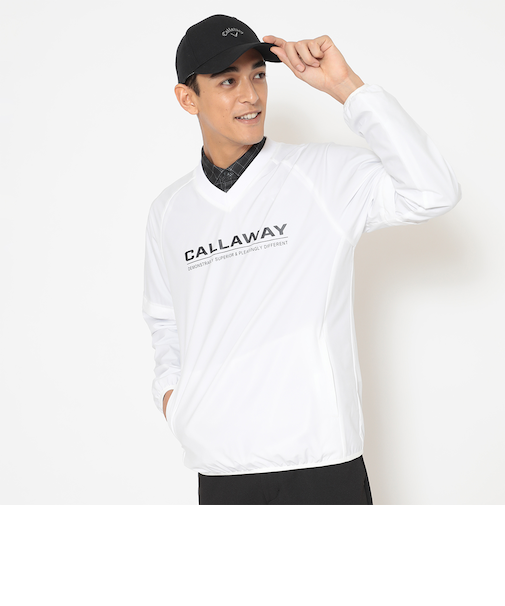 ポリエステルリップ2WAY撥水Vネックブルゾン