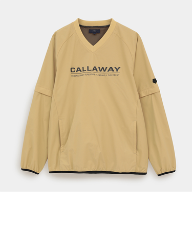 ポリエステルリップ2WAY撥水Vネックブルゾン