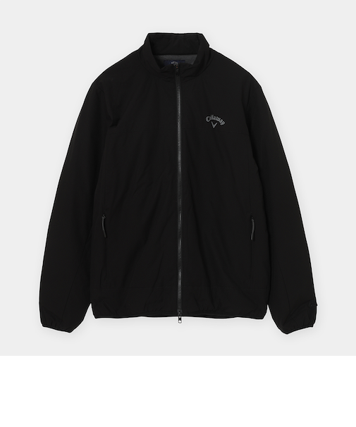 ポリエステルリップ撥水中綿ブルゾン