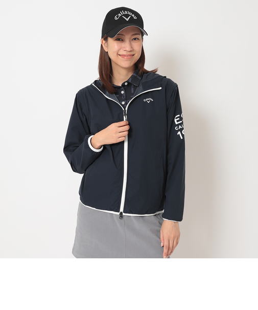 ポリエステルリップ2WAY撥水ブルゾン