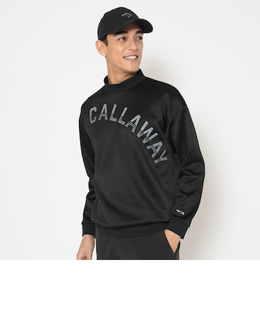 ストレッチダブルニットモックネックスウェット