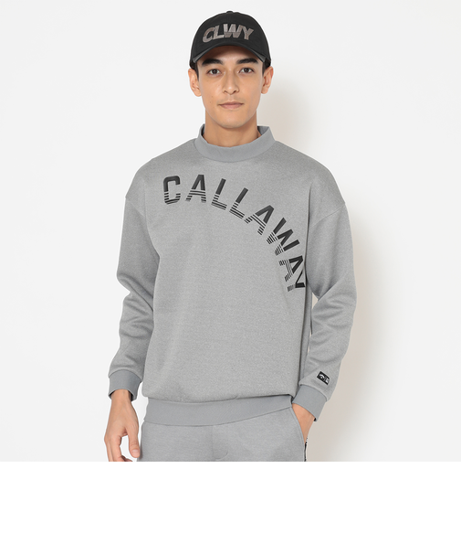 ストレッチダブルニットモックネックスウェット