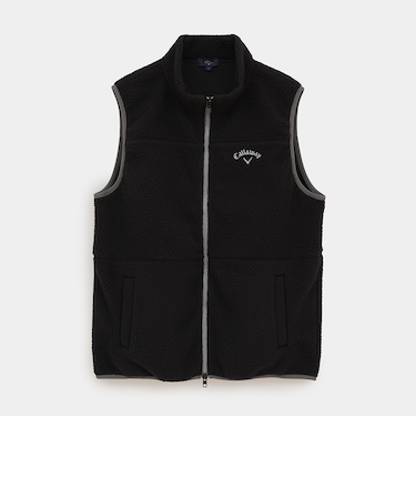 ボアフリースフルジップベスト