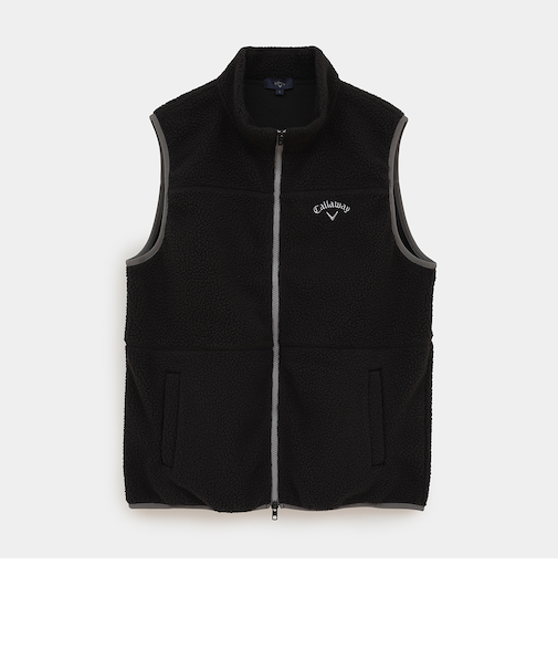 ボアフリースフルジップベスト