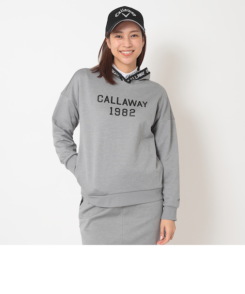 ダブルニットスウェットパーカー