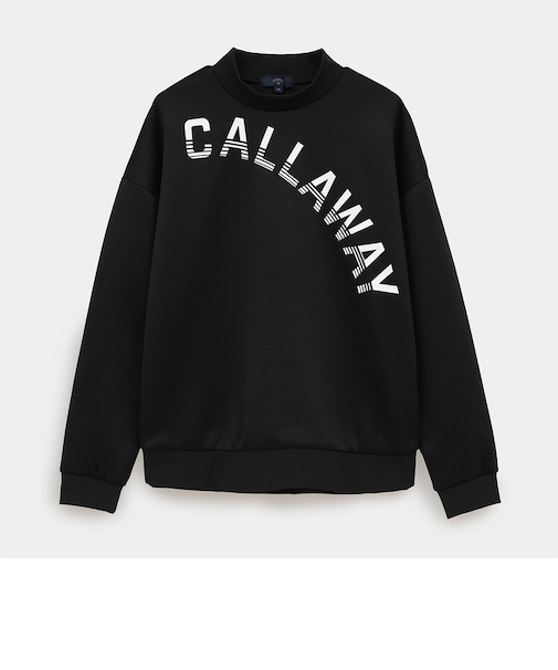 ストレッチダブルニットモックネックスウェット