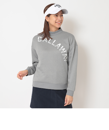 ストレッチダブルニットモックネックスウェット