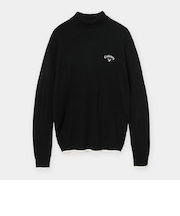 天竺編みタートルネックニット