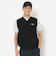 タック編みポリエステルニットベスト
