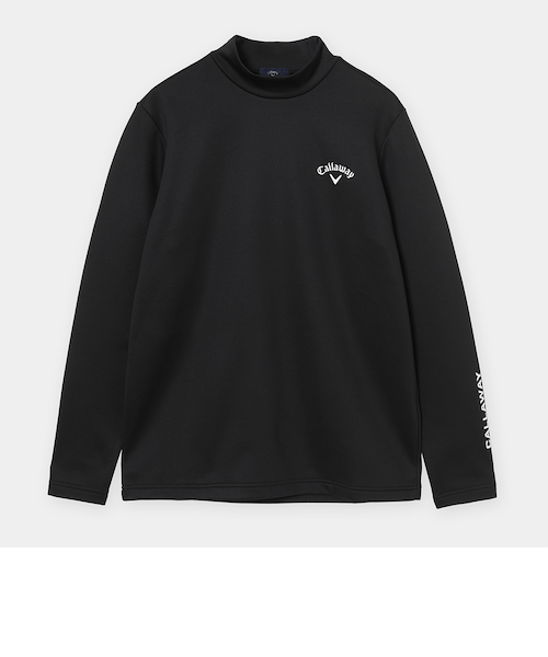 【CALLAWAY】新品未使用　裏起毛ダブルニットフーディシャツ　メンズ３Ｌ ダブルニット裏起毛モックネック長袖シャツ｜キャロウェイの