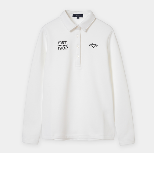 ダブルニット裏起毛長袖シャツ