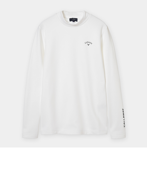 ダブルニット裏起毛モックネック長袖シャツ｜キャロウェイの