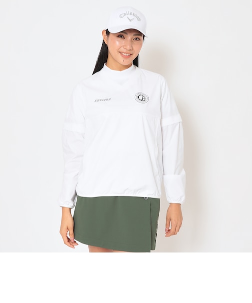 プルオーバー撥水2WAYブルゾン