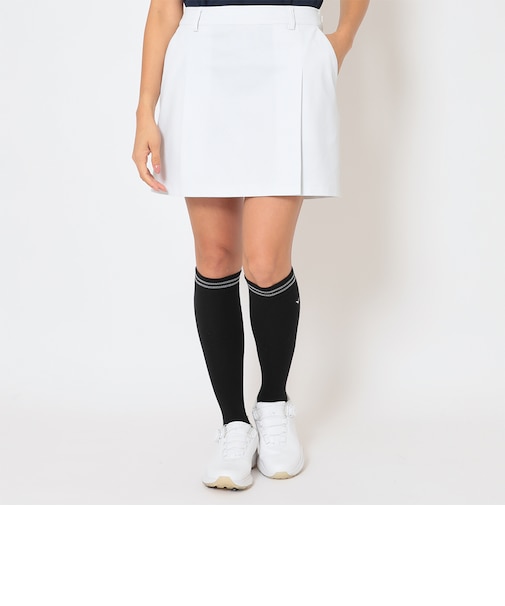 2WAYストレッチギンガム柄キュロットスカート