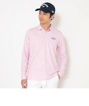 カノコ飛び柄長袖シャツ