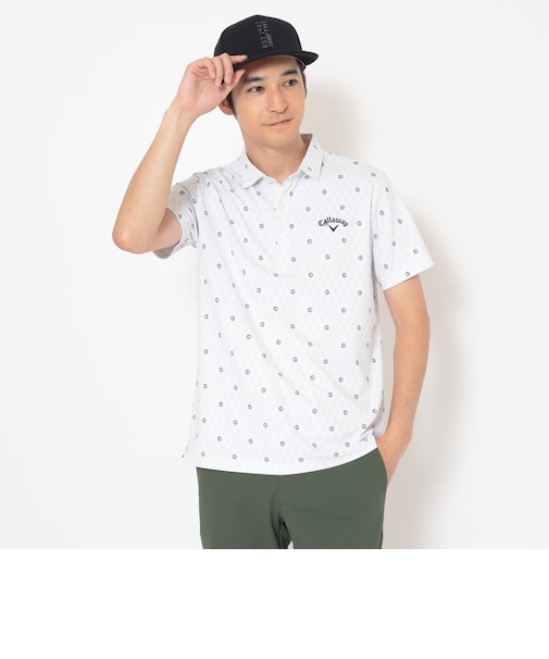 カノコ飛び柄半袖シャツ